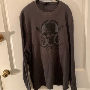 Vans waffle skull long sleeve shirt. (Vintage?)
